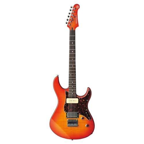 Yamaha Pacifica PAC611HFM LAB Solid-Body Electric Guitar, Light Amber Burst