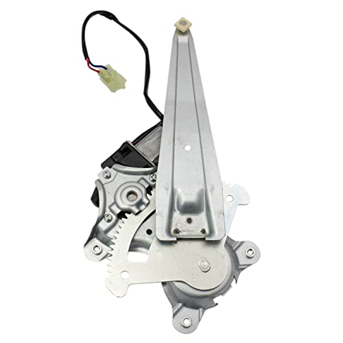 Image of TRQ Rear Right Power Window Regulator & Motor Assembly Passenger Side Compatible with 2008-2014 Scion xD 2008-2013 Toyota Highlander RAV4 TO1551142