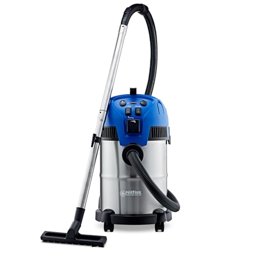 Nilfisk Multi II 30L T Nass Trockensauger mit Steckdose - Staubsauger für Werkstatt, Haus, Garten und Auto (1400 W) Nilfisk Multi II 30L T Nass Trockensauger mit Steckdose - Staubsauger für Werkstatt, Haus, Garten und Auto (1400 W)