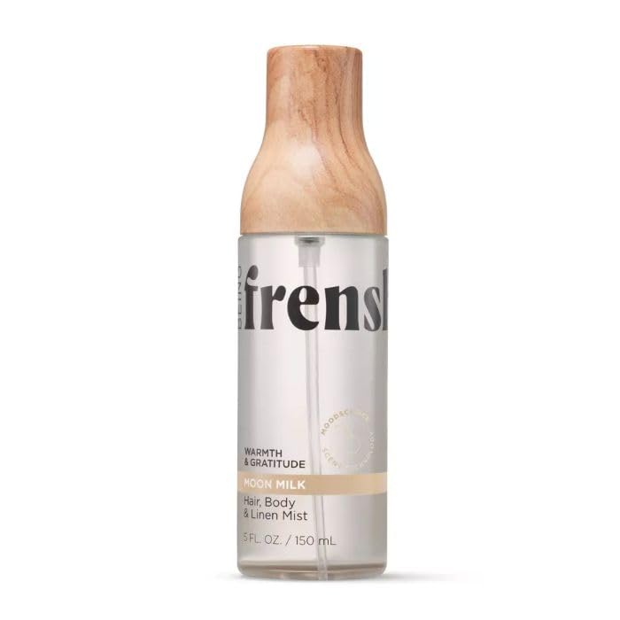 Being Frenshe Women's Hair, Body & Linen Mist Body Spray with Essential Oils - Cashmere Vanilla - 5 fl oz