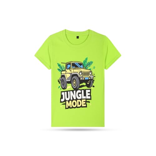 Image of T2F Boys Cotton Regular fit T-Shirts Pack of 5 |Soft Cotton Breathable Fabric | Half Sleeve Round Neck | Casual Wear Combo | Kids Clothing