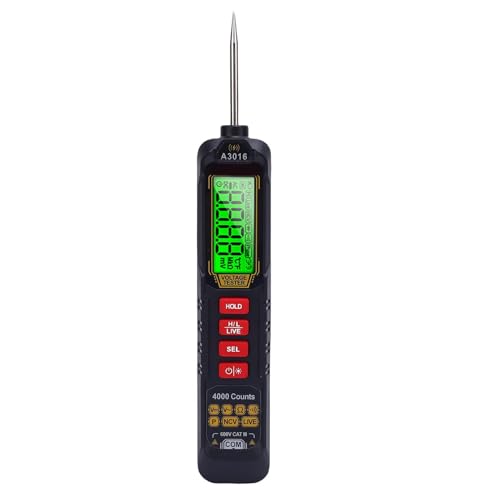 Spring Wire Probe, Digital Pen Multimeter NCV Induction Breakpoint Location Auto Identification Electrical Test Pen, AC Voltage Resistor On Off Testing