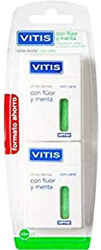 Vitis Cinta Dental con Flúor y Menta - 50 m x 2