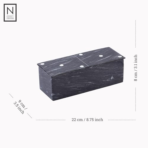 Juego de Domino Artesanal de Mármol con Caja miniatura 5