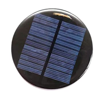 ESPtronics 1 Pc Mini Solar Panel Cell 80mm Round Square �6V-100 mAh for School Student-image-18