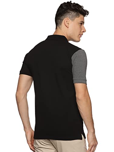 Image of ADRO Men's 100% Cotton Regular Fit Polo T-Shirt
