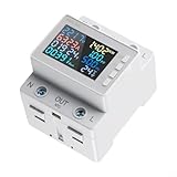 LCD Digitaler Energiezähler Stromverbrauch Tracker DIN-Schiene Spannungsstrommonitor AC170V-270V WiFi APP Control KWS-302WF(KWS-302L)