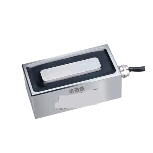 Rectangular Electromagnet, Long Bar Suction, DC 12/24V Strong Magneto, Electric Suction Cup, Purple Copper Coil, Square Electromagnet(P40x20x15 8kg,24V)