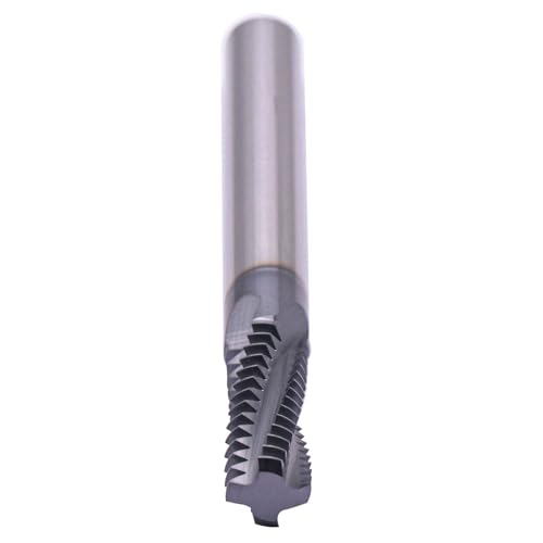 Image of 1 /2-13 UN Solid Carbide Thread Mill - AlCrN Coated, 4 Helical Flute | Thread end Mill, .370 inch Cutting Diameter, 13 Pitch Length of Cut(1.00), 3 /8 inch Shank Diameter, 3-1 /2 inch Overall Length