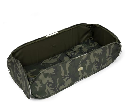 Korum Camo Fast Mat | Coarse Fishing Pop Up Unhooking Mat | Fast and Easy to Use | Clips to All Luggage | Fish Friendly Material | Waterproof and Quick Drying | 90cm x40cm x25cm | Code K0290140