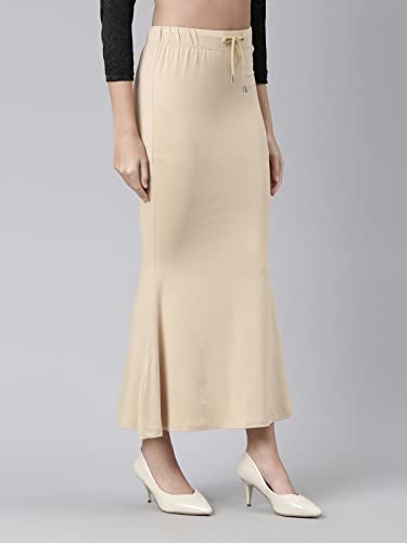Image of TWIN BIRDS Saree Shapewear for Women | Super Soft Viscose Elastane Saree Petticoat Skirt | Stretchable & Comfortable SareeShaper