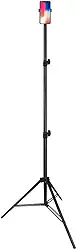 Suporte Tripé para Celular - Até 1,80m - Suporte Telescópico de Celular - Tripé Ajustável para 3 Alturas Portátil com Rotação 360° - Base para Celular Profissional 66cm à 1,80m para Gravação e Fotos