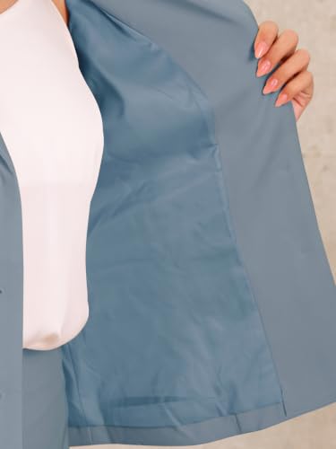 Image of Allegra K Women 2 Piece Skirt Set Suit Business Blazer and Pencil Skirt Office Work Interview Church Outfits