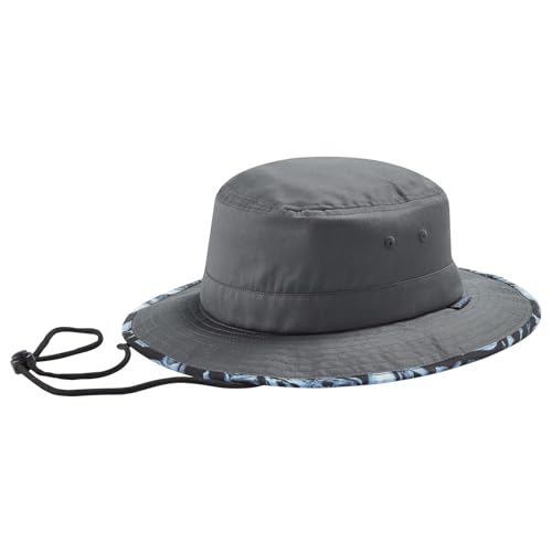 Image of UPF 50+ Foldable Sun Hat Patterned Under Brim Bucket Hats for Summer Hiking Fishing Beach Safari Men Women