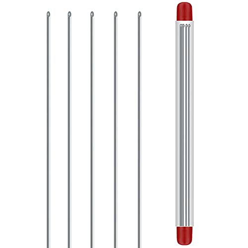 MAJFK Aiguille de Crochet de ver de Terre Rapide épingles en Acier Inoxydable Outils de pêche Crochets d'appâts Aiguilles de Crochet sans évasion Outil de pêche