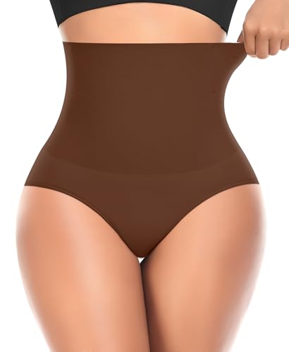 Image of Werena Tummy Control Shapewear for Women High Waisted Body Shaper Panties Slimming Girdle Shaping Briefs