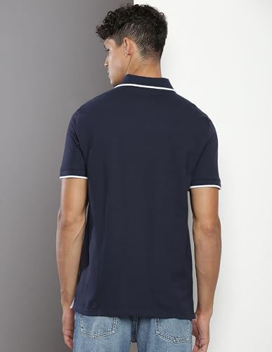 Image of Calvin Klein Men's Liquid Touch Polo Stripe with UV Protection