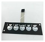 Accessoires de machine à expresso Appuyez sur le panneau de bouton poussoir, compatible avec FAEMA LA, remplacement de machine à café semi automatique CIMBALI M23