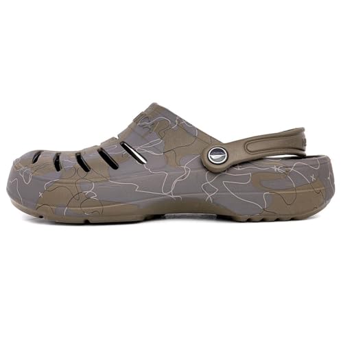 Nautica Men's Clogs - Athletic Sports Sandal - Slip-On with Adjustable Back Strap - (Water Shoes/Fuzzy Slippers) River Edge2