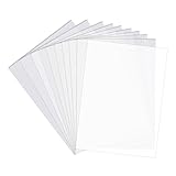 25 plantillas en blanco, hojas transparentes de 4 mm de grosor, plantillas de Mylar en blanco para hacer tus propias plantillas (12 x 12 pulgadas)