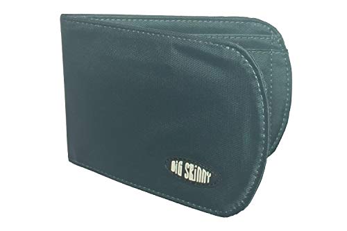 Image of Big Skinny Men's Curve Bi-Fold Wallet, Holds Up to 25 Cards, Charcoal