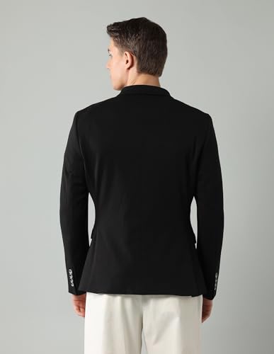 Image of Arrow Knitted Blazer for Men - Slim Fit, Button Closure Casual Blazer for Men