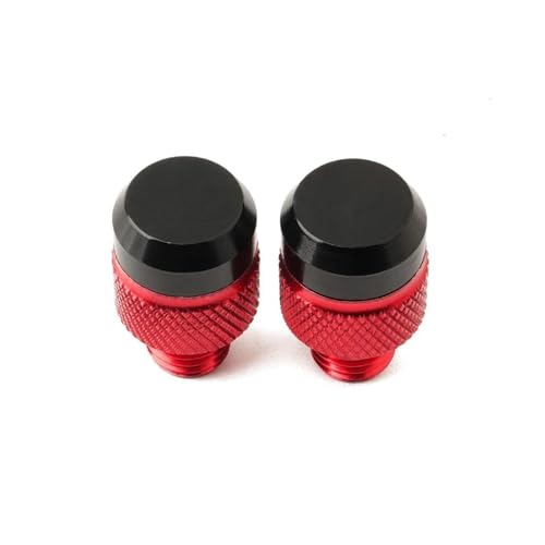 ミラーボルト キャップ ミラー穴塞ぎネジ ホンダ用 CB650R CB1000R CBR650F CB500X CBR650R CBR600R モーターサイクル リアビューミラー ホールプラグ ネジキャップ(赤)