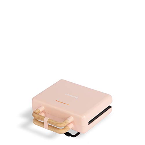 CREATE/STONE 3 IN 1 STUDIO/Sandwich- und Waffeleisen mit austauschbaren Tellern,Pastellrosa / 2 Sandwiches, einfach zu… – Bild 7