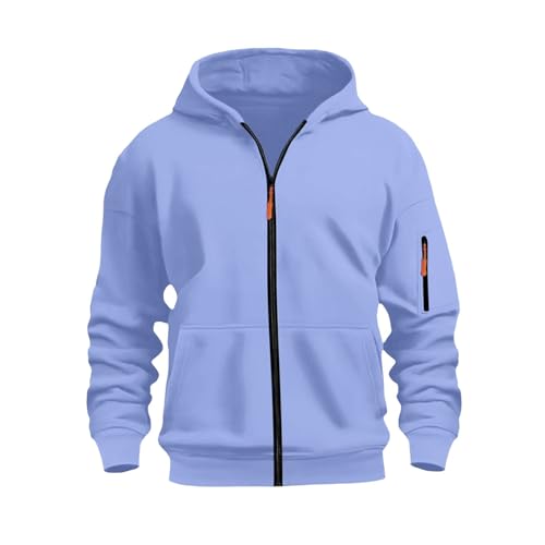 Teen Boys Full Zip Hoodie Kids Plain Sweatshirt Long Sleeve Jacket Fall Winter School Pullover Cute Casual Clothes2