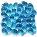 Czech Glass Teardrop Beads 9mm Aqua Blue (50)