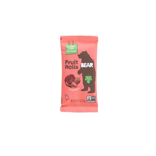 Bear Apple-Pear Strawberry Fruit Rolls, 0.7 oz