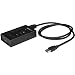 Produktbild StarTech.com 4 Port USB Hub - Metall - USB-A zu 3x USB-A und 1x USB-C - USB 3.0 - 5GBit/s - Industrieller USB Hub - USB Hub mit Typ C