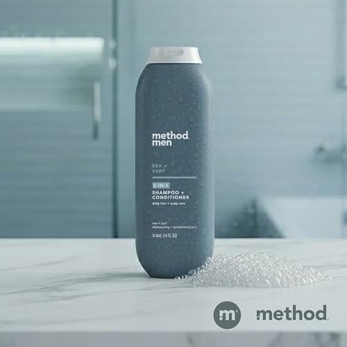 method men 2-in-1 Shampoo and Conditioner, Sea + Surf, 14 fl oz - image 9