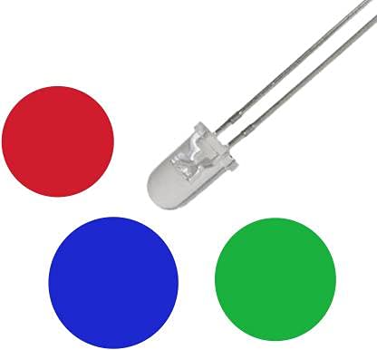 SOOTRA Super Bright RGB 5mm LED Light Emitting Diode (Red, Blue, Green Fast Flashing) pack of (10pcs) (B0BHZTF5SM) Amazon Price History, Amazon Price Tracker