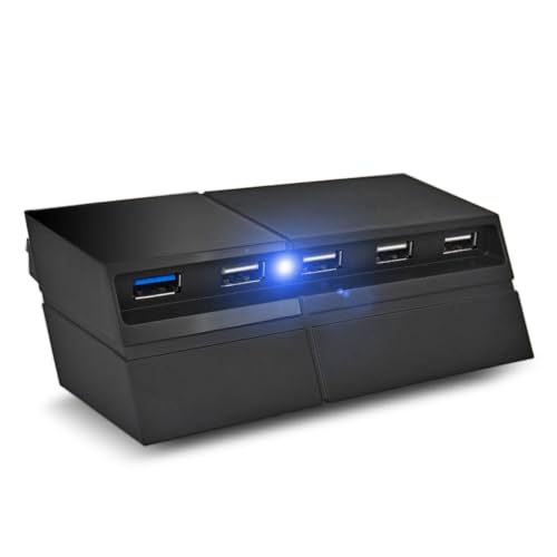 TNP 5-Port USB Hub for Standard PS4, USB 3.0 and...