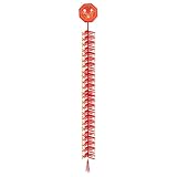 Electronic Firecracker Sound Light New Year Hangings Year of The Spring Festival Pendant ﻿(Red)