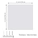 10 Sheets 10 mil Mylar Sheet, 12 x 12 inch Milky Translucent Plastic Blank Stencils, Reusable Stencil Template Material, Make Your Own Stencil