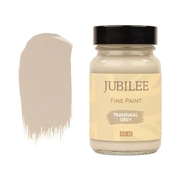 Guild Lane Jubilee Furniture Paint – Upcycle & Transform Wood, Metal & Glass – Soft Sheen Finish for Indoor & Outdoor – Durable & Easy to Apply Multi-Surface Paint (Transvaal Grey, 60ml)