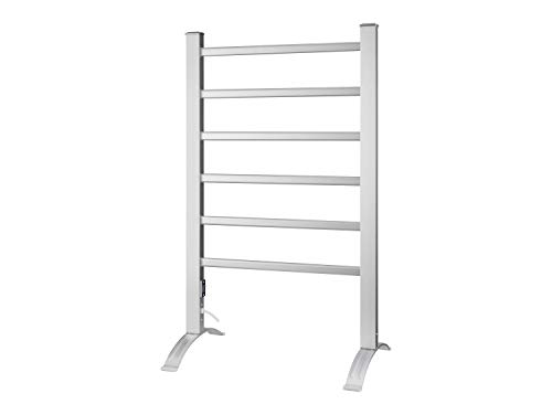PUR LINE NTW-05 Portasciugamani Elettrico a Pavimento in Alluminio con 6 Barre