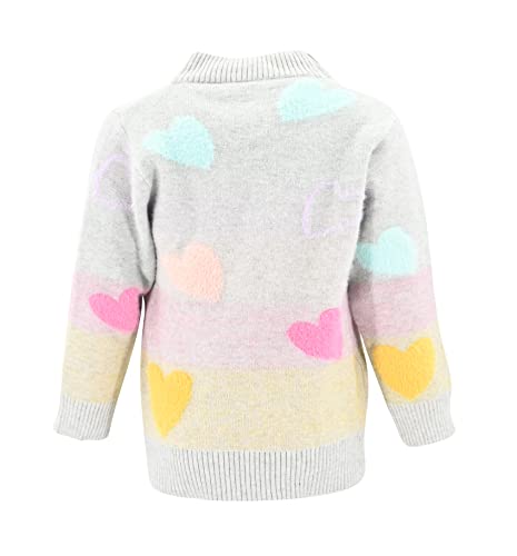 Unique Baby Girls Knit Crewneck Valentines Day Hearts Sweater4