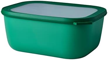 Mepal Multi Bowl Cirqula Rectangular Food Storage Container with Lid - Suitable as Airtight Storage Box for the Fridge & Freezer, Microwave Container & Servable Dish 1000 ml Nordic Pine.