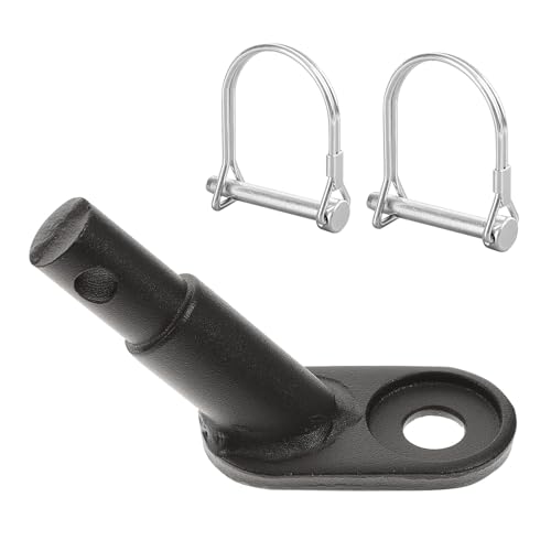1 Stück Fahrradanhänger Kupplung, Hundeanhänger Kupplung für Fahrrad, Fahrrad Anhängerkupplung Kupplung für Anhänger mit Zwei Sicherungsstift (Schwarz 1 Stück)