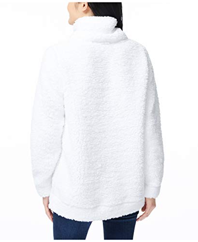 Nautica Women's Mock Neck Sherpa Sweater3