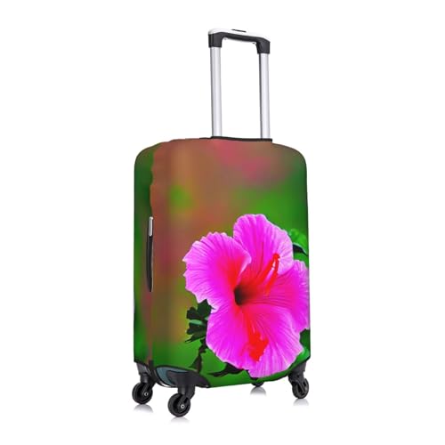 Hibiscus Flowers Pattern Print Luggage Suitcase Cover Protector Luggage Washable Covers With Concealed Zipper3