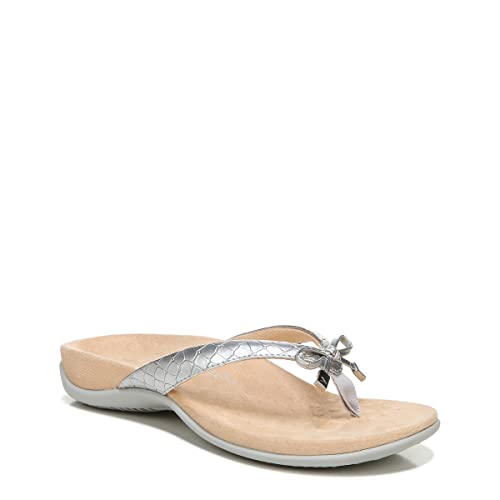 Image of Vionic Women's Rest Bella Toe Post Sandal- Supportive Ladies Orthotic Sandals that include Three Zone Comfort with Arch Support- Flip Flop for Ladies, Medium and Wide Width Size 5-12