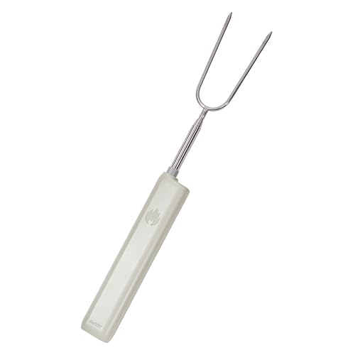 derYEP Electric Roasting Stick, Automatic Rotate BBQ Fork For Fire Pit, Chicken Wings Hotdogs Kebabs S'mores Roaster, Outdoor Camping Kit, Rotisserie Skewer, 34