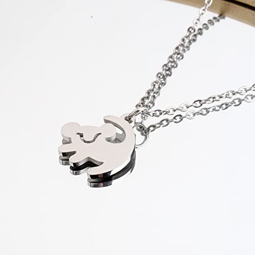 FOTAP Lion Necklace Lion Lover Bracelrt Earrings Animal Kingdom Gift3