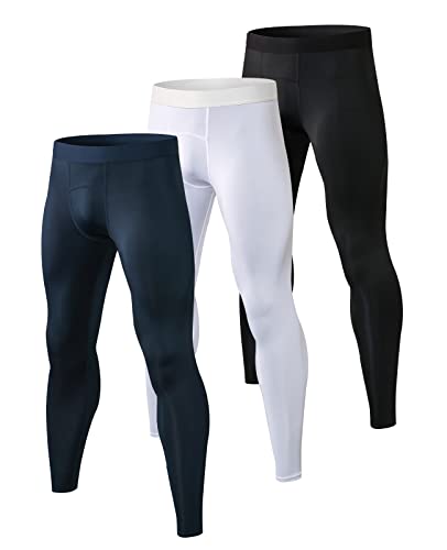 Men's Compression Pants Cool Dry Athletic Workout Leggings Sports Running Active Tights Base Layer - Main Image