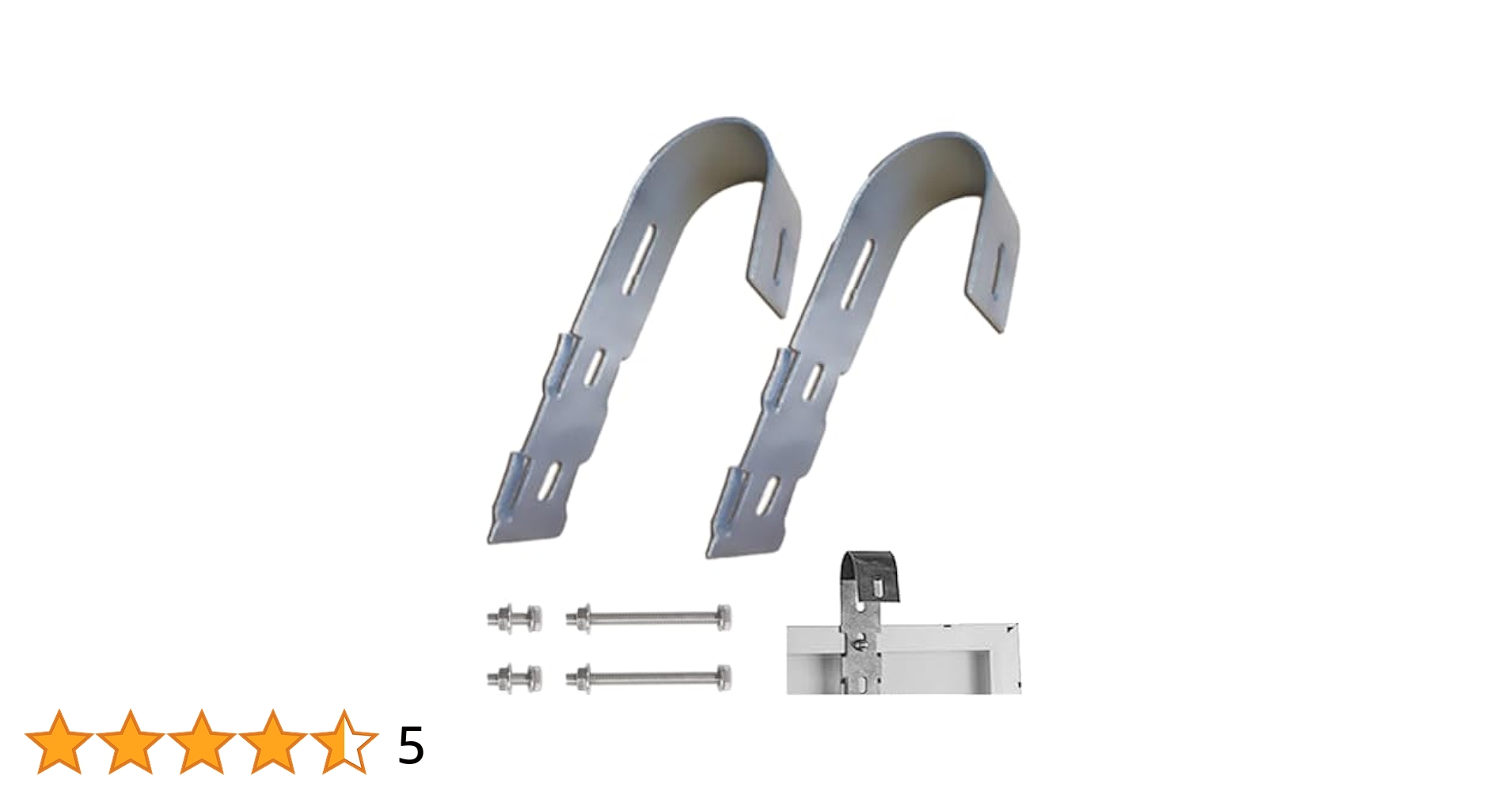 Kit Staffe Per Pannelli Solari - 4 Pezzi In Acciaio Inox 304, Per Balcone, Tetto O Camper