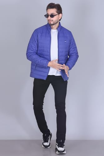 Image of RARE TIMES Men Puffer Jacket | Padded Jacket | Quilted Jacket | Trendy Winter Full Sleeve with Zipper Pocket Jacket (Pack of 1)